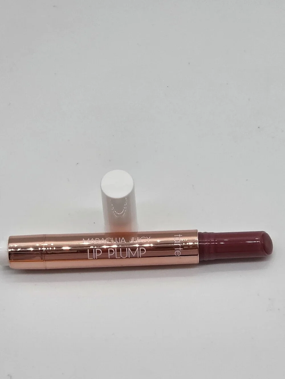Tarte Maracuja Juicy Lip Plump on Strawberry Shortcake